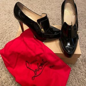 Christian Louboutin Heels Black Patent Leather